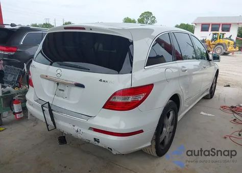 2011 Mercedes-Benz R 350 4Matic из США, поврежденный, VIN 4JGCB6FEXBA113685